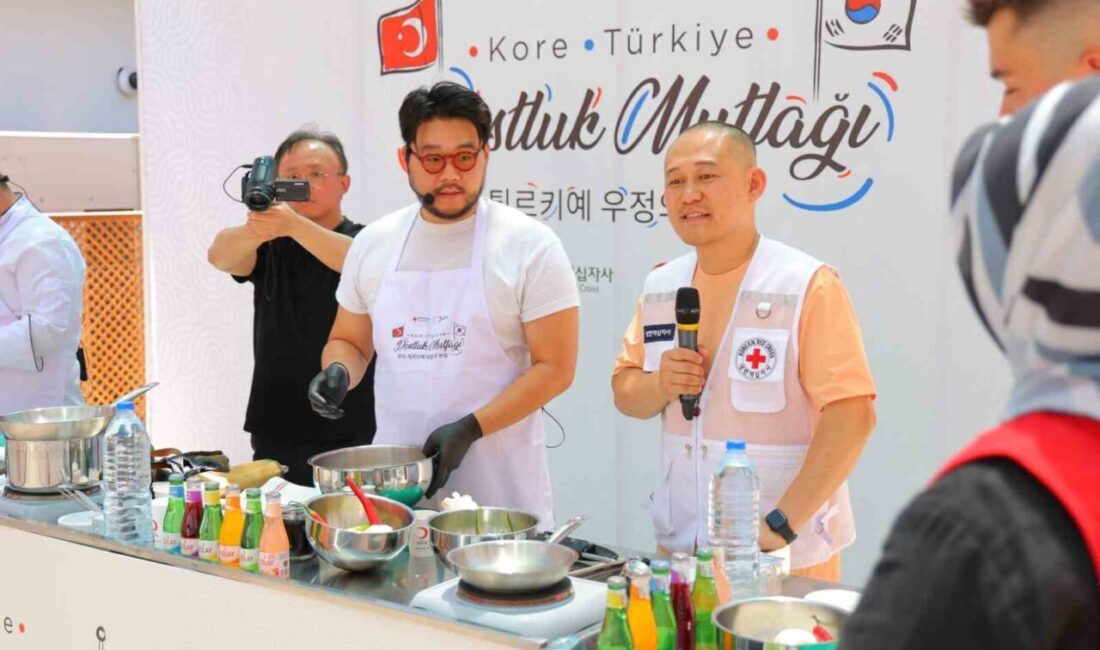 Kahramanmaraş’ta düzenlenen “Kore Türkiye Dostluk Mutfağı” etkinliğinde, 6 Şubat depremlerinde
