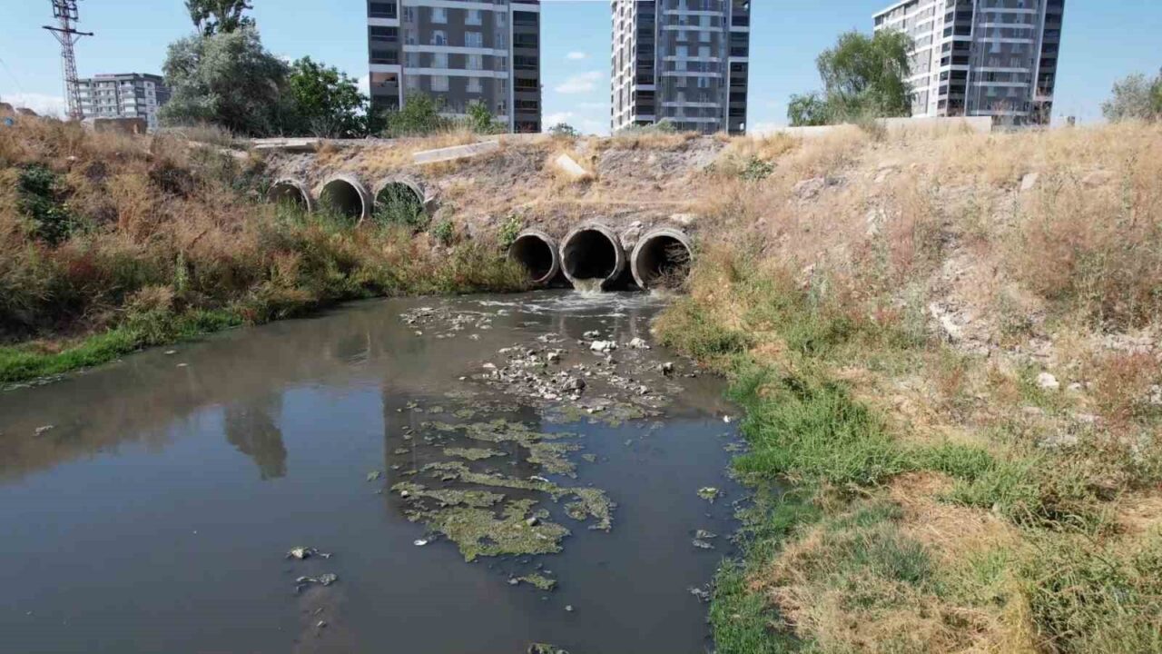 Ankara’nın Sincan ilçesine bağlı Yenikent semti Mustafa Kemal Mahallesi’nde dere