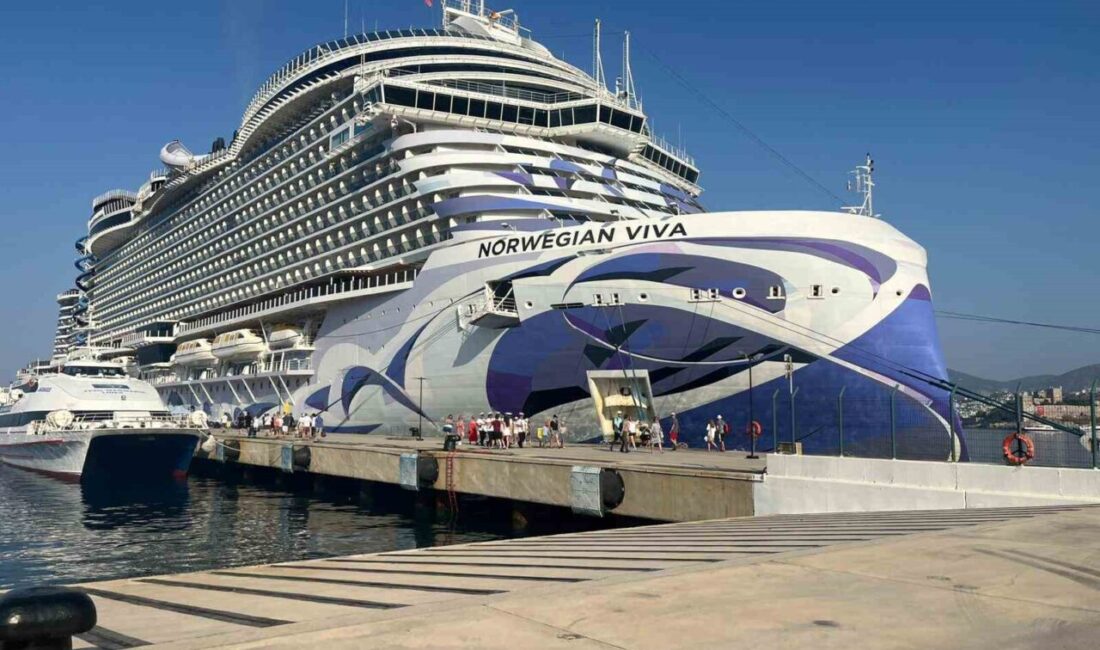 Muğla’nın Bodrum ilçesine gelen Norwegian Viva adlı yolcu gemisi, 3