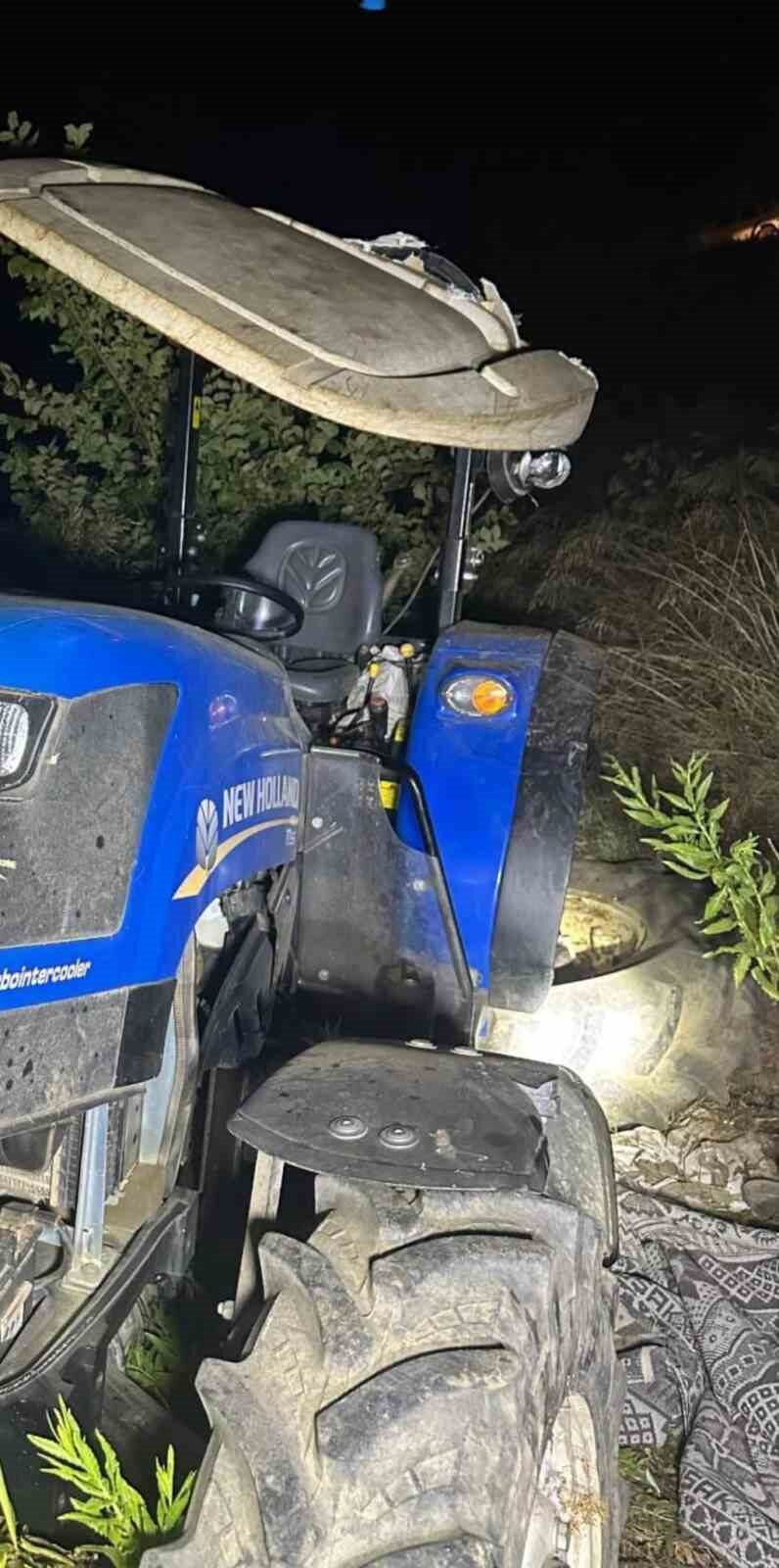 Antalya’nın Akseki ilçesinde devrilen traktörün altında kalan sürücü hayatını kaybetti.