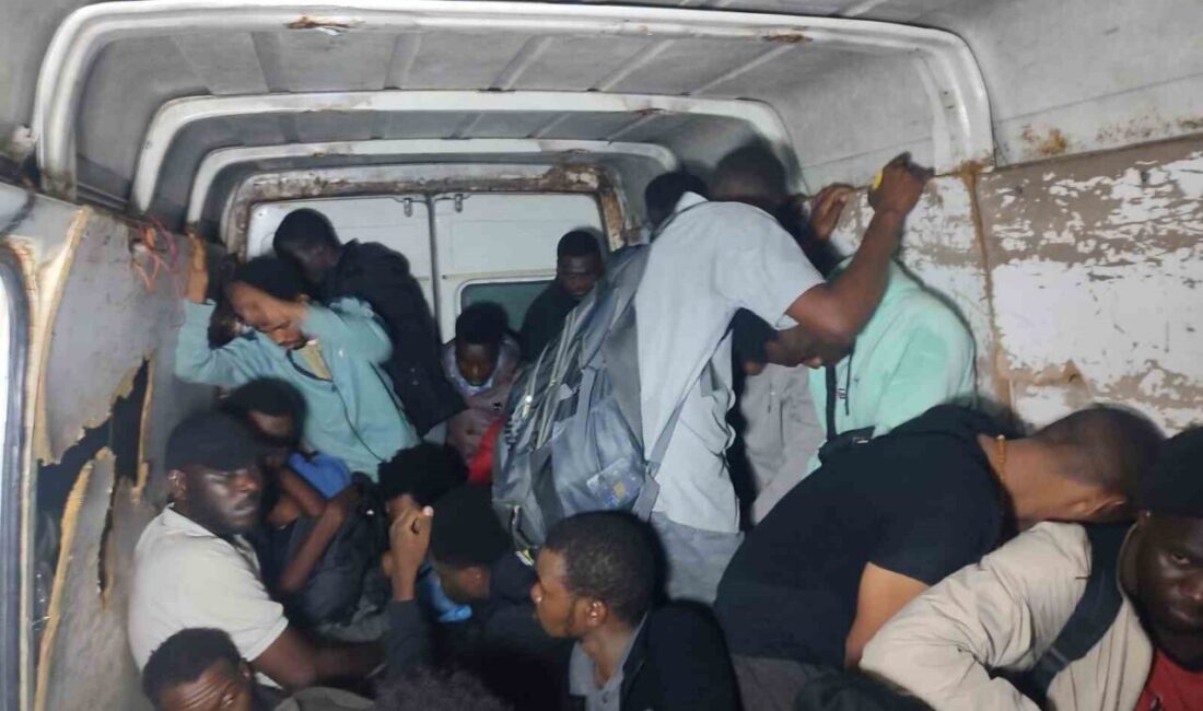 Aydın’ın Didim ilçesinde jandarma ekipleri tarafından yapılan çalışmada koltukları sökülmüş