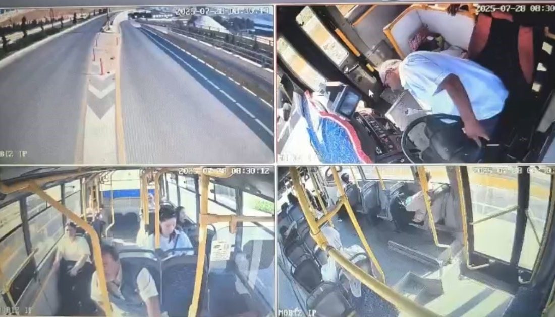 Gaziantep’te şehir içi yolcu taşımacılığı yapan özel halk otobüsü şoförü,