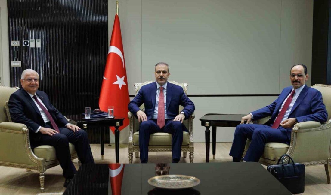 Dışişleri Bakanı Hakan Fidan, Milli Savunma Bakanı Yaşar Güler ve