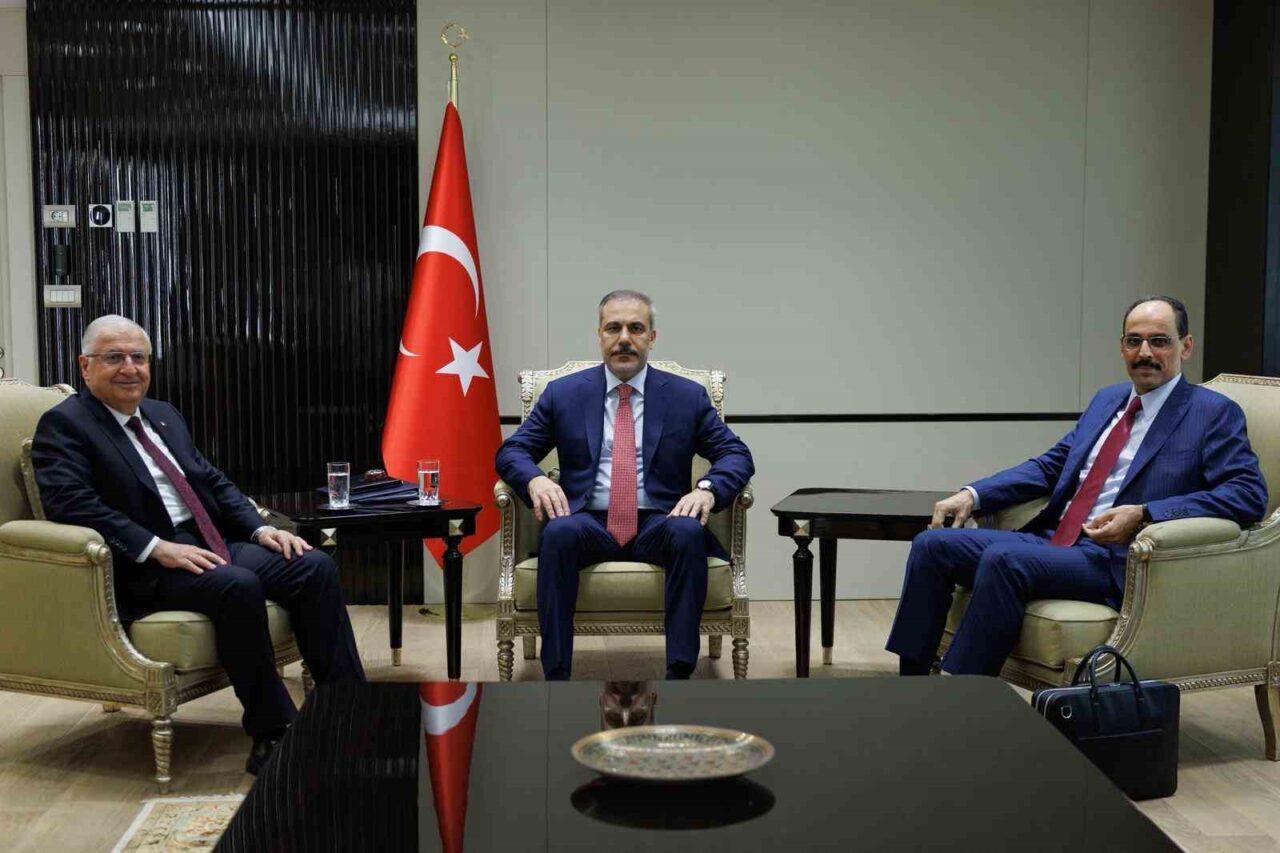 Dışişleri Bakanı Hakan Fidan, Milli Savunma Bakanı Yaşar Güler ve