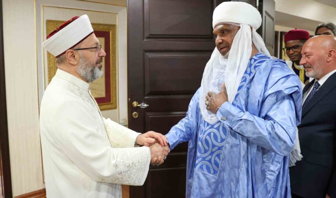 Diyanet İşleri Başkanı Ali Erbaş, Nijer’in Damagaram Sultanı Aboubacar Oumarou