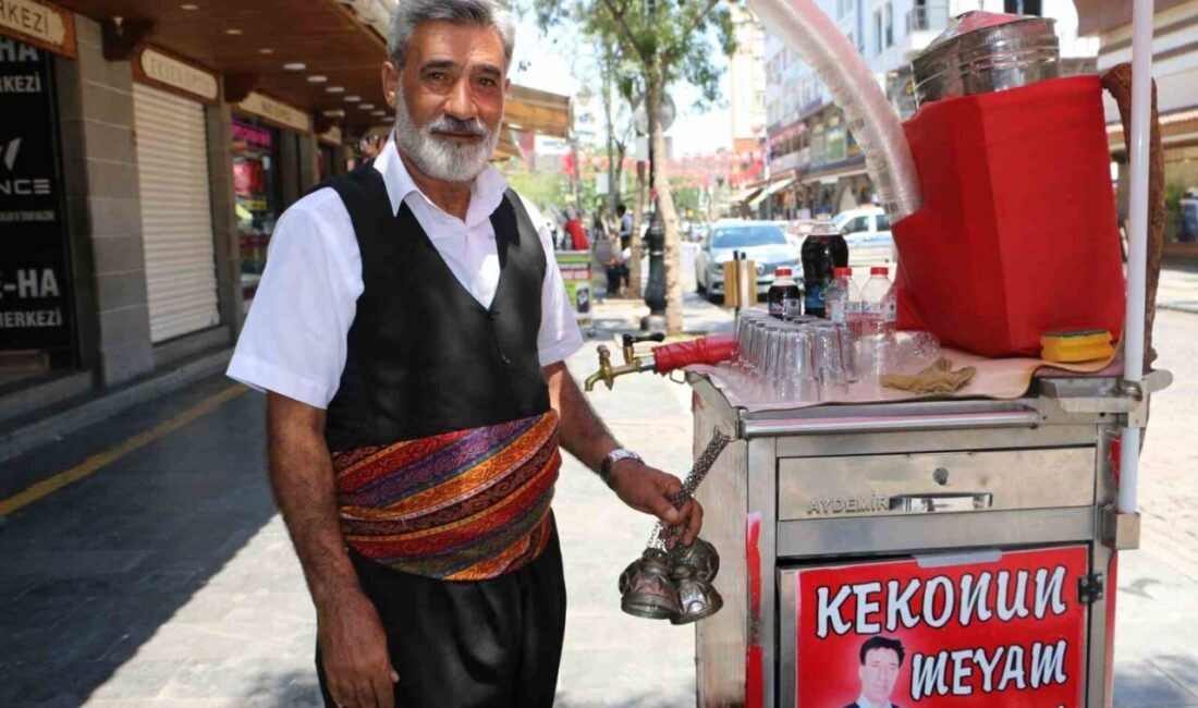Yaz aylarında kavurucu sıcaklıklarla mücadele eden Diyarbakırlı vatandaşların vazgeçilmezi meyan