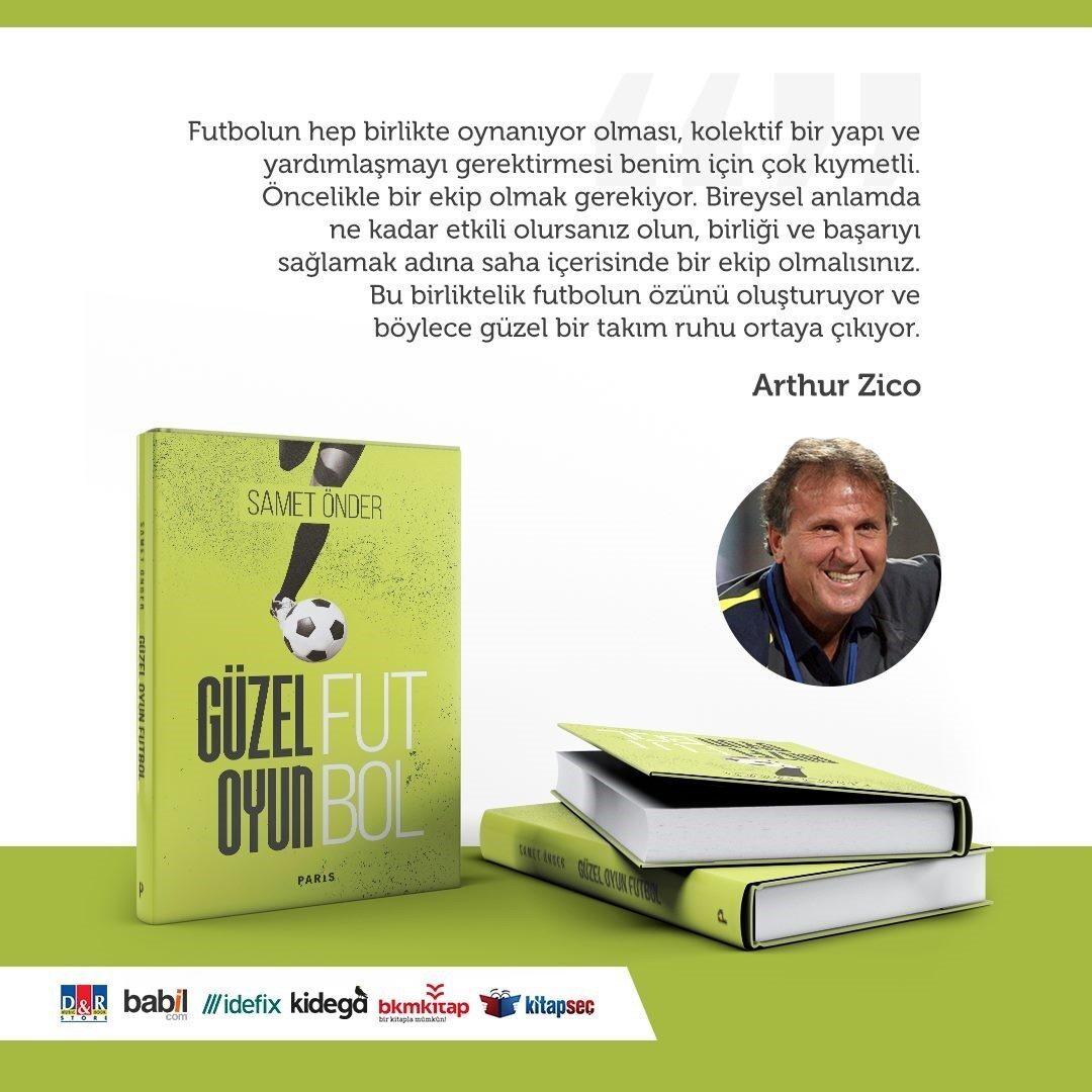İlk kitabı ‘Güzel Oyun Futbol’ ile Türkiye’de büyük ses getiren