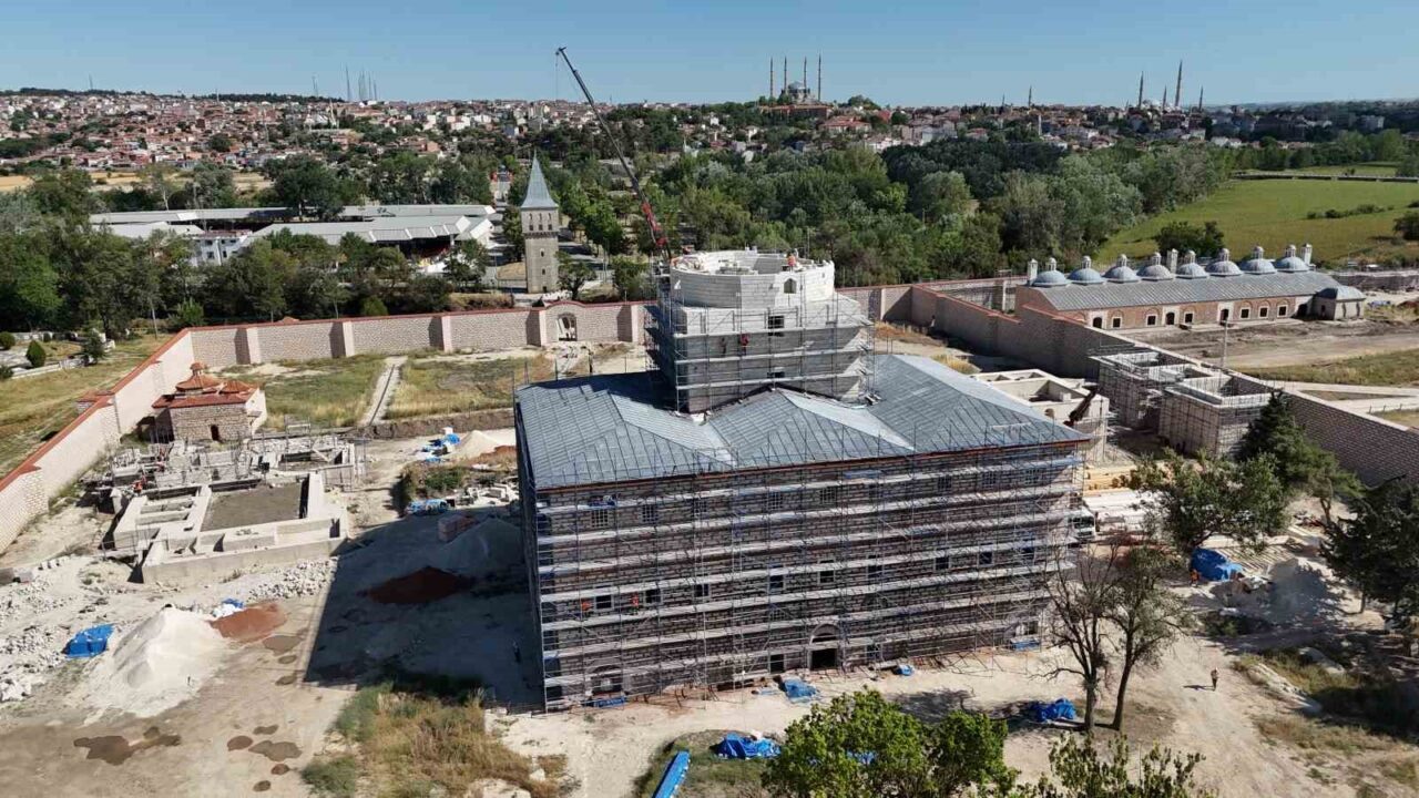 Milli Saraylar Başkanı Dr. Yasin Yıldız, Edirne Sarayı’ndaki ihya çalışmalarının