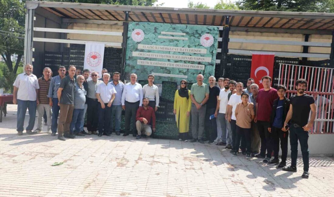 Elazığ’da Tarım ve Orman Müdürlüğü ekipleri tarafından 101 bin adet