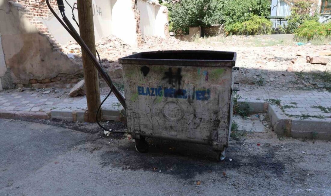 Elazığ’da evde doğum yapan bir kadın, bebeğini binanın önündeki çöp