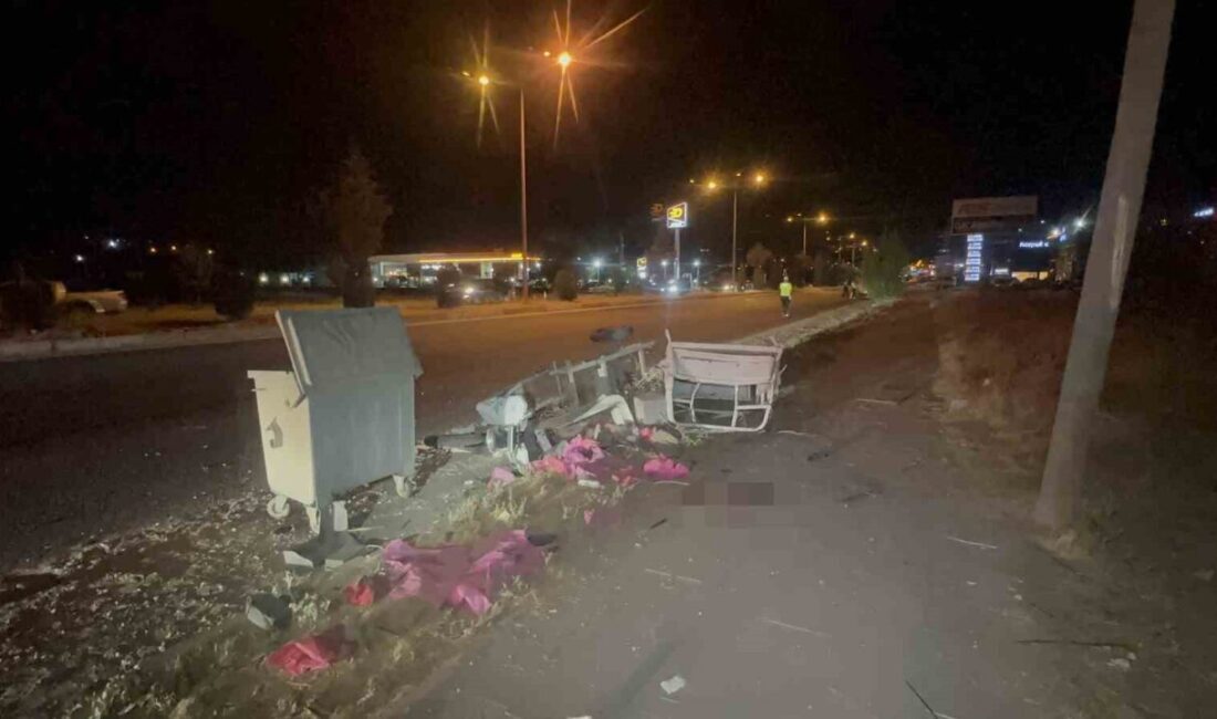 Elazığ’da otomobil ile elektrikli motosikletin çarpışması sonucu meydana gelem kazada