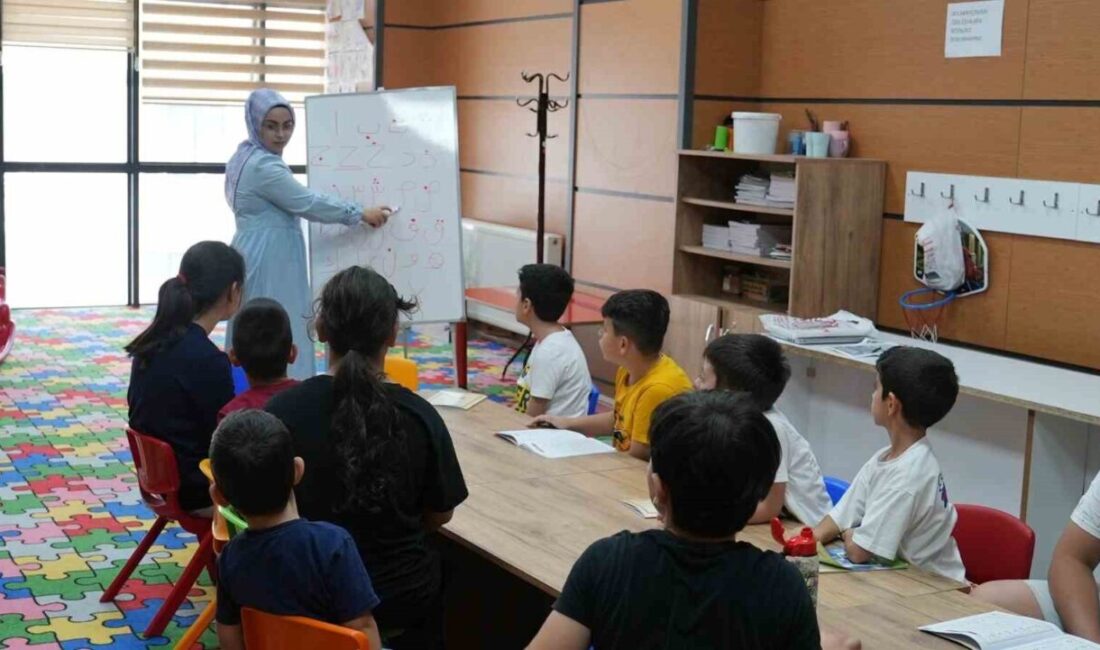 Elazığ’da çocuk ve gençlerin yeteneklerini keşfetmeleri ve yaz tatilini verimli