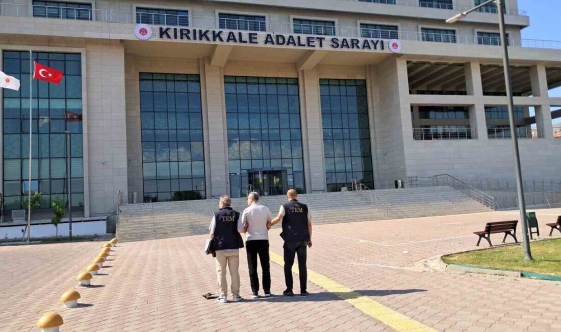 Kırıkkale’de, FETÖ’ye yönelik yürütülen çalışmalar kapsamında hakkında kesinleşmiş hapis cezası