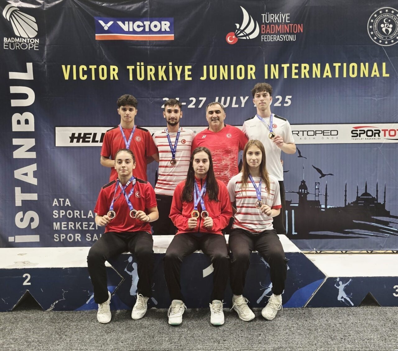 “VICTOR Türkiye Junior International 2025” Badminton Turnuvası’nda milli takımda yer