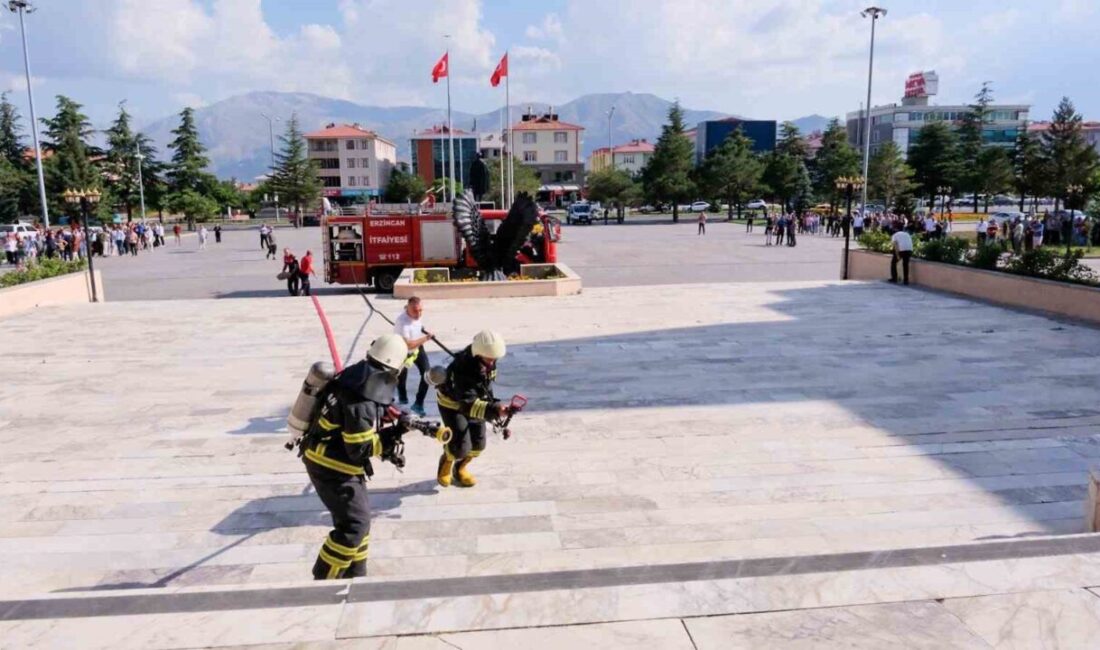 Afetlere karşı hazırlıklı olmak amacıyla Erzincan Belediyesi ana hizmet binasında