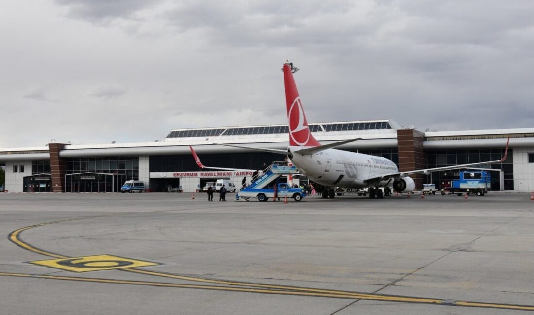 Devlet Hava Meydanları İşletmesi (DHMİ) rakamlarına göre, Erzurum Hava Limanı’ndan