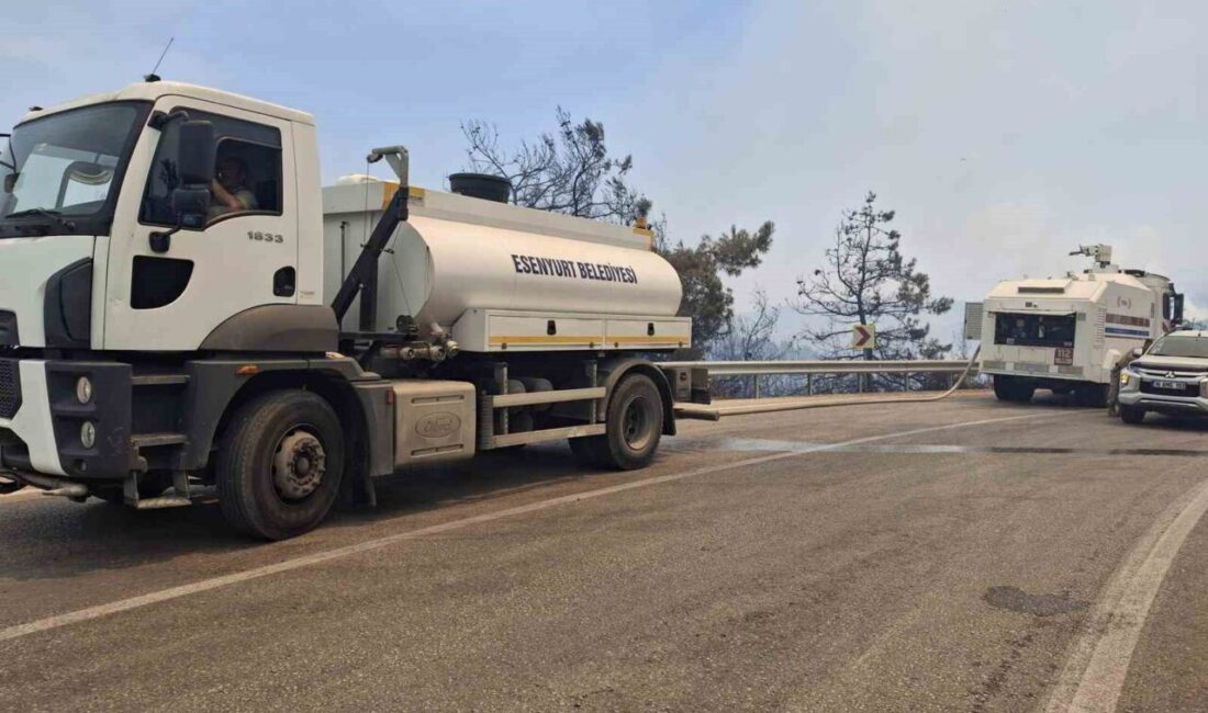 Bursa’da dün akşamüzeri başlayan ve söndürme çalışmaları devam eden yangın