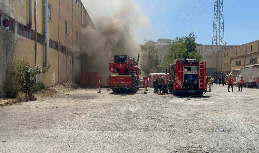 İstanbul’un Esenyurt ilçesinde bir kazan imalathanesinde çıkan yangında 1 kişi