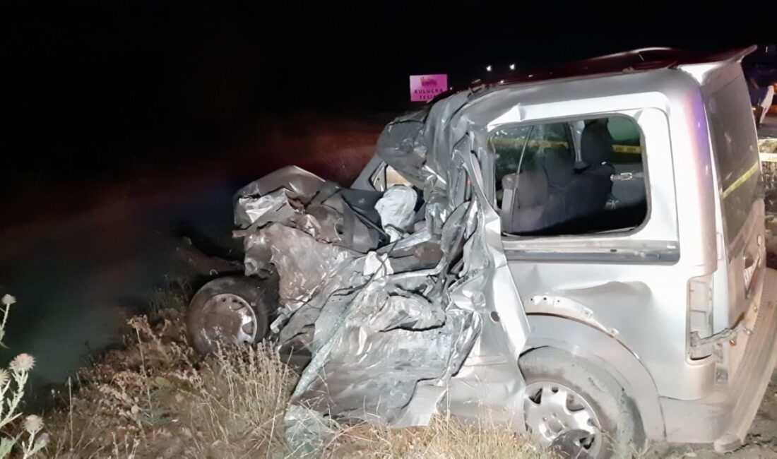 Bolu’da gece saatlerinde yola aniden çıkan bir geyiğe çarpan hafif
