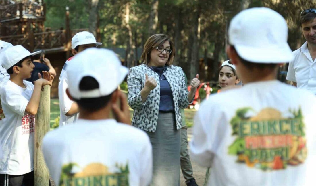 Gaziantep Büyükşehir Belediyesi, çocukların matematiği ezberlemeden, deneyimleyerek ve doğayla iç