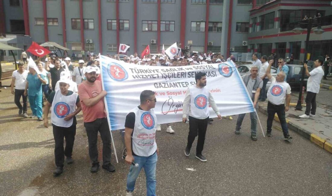 Gaziantep Üniversitesi Hastanesi’nde görev yapan doktor ve hemşireler, uzun süredir