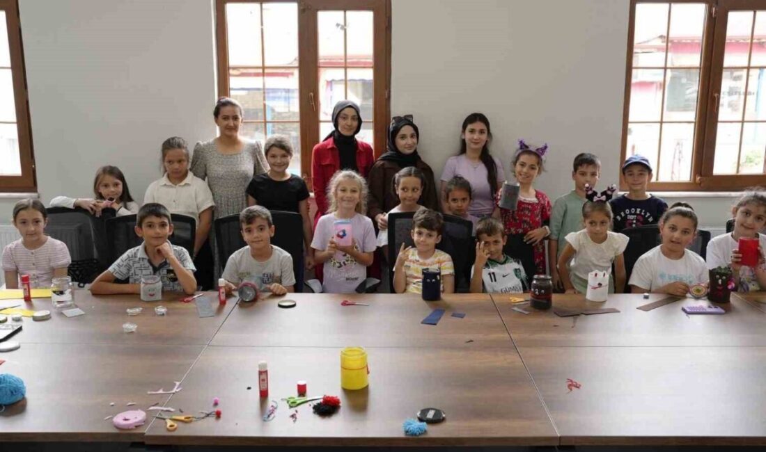 Başiskele Belediyesi tarafından hizmete alınan gençhanelerde, yaz döneminde çocuklara yönelik