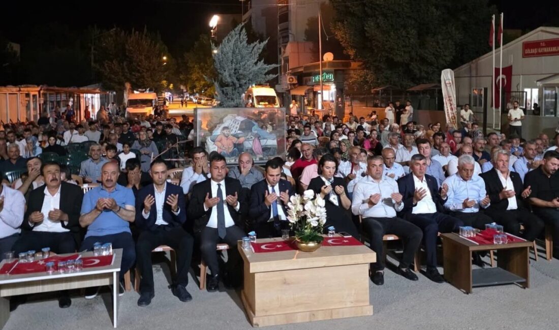 Adıyaman’ın Gölbaşı ilçesinde, 15 Temmuz Demokrasi ve Milli Birlik Günü