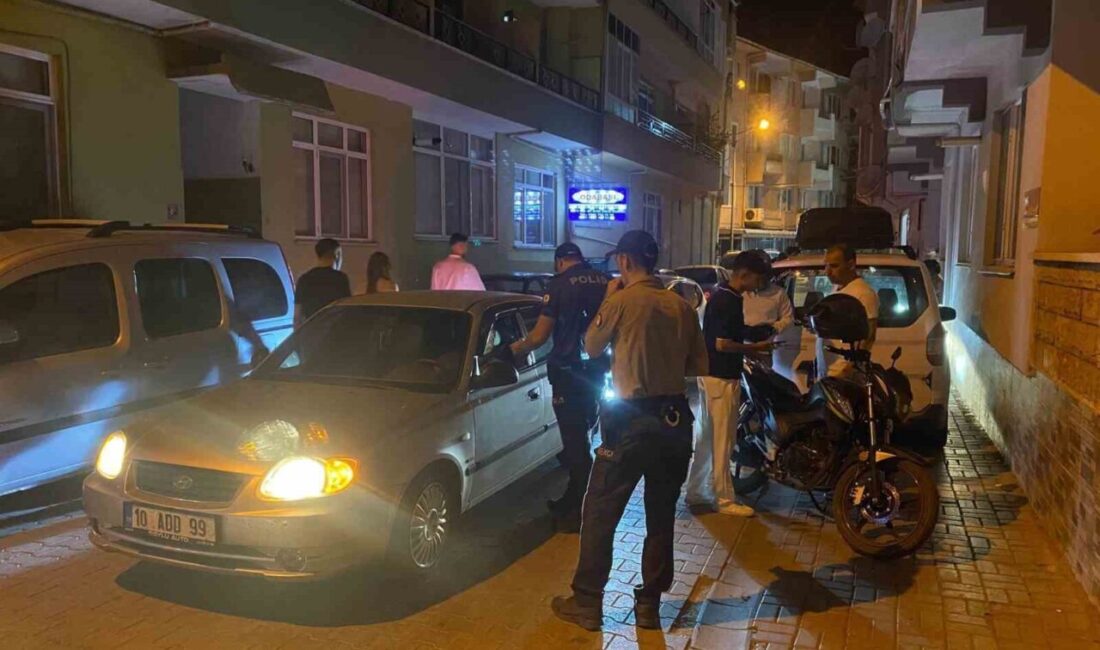 Balıkesir’in Gönen ilçesinde, İlçe Emniyet Müdürlüğü ekipleri çevreye rahatsızlık veren