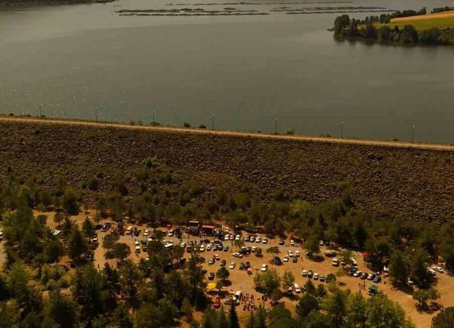 Samsun’un Bafra ilçesinde yer alan Derbent Barajı, hem doğal güzelliği