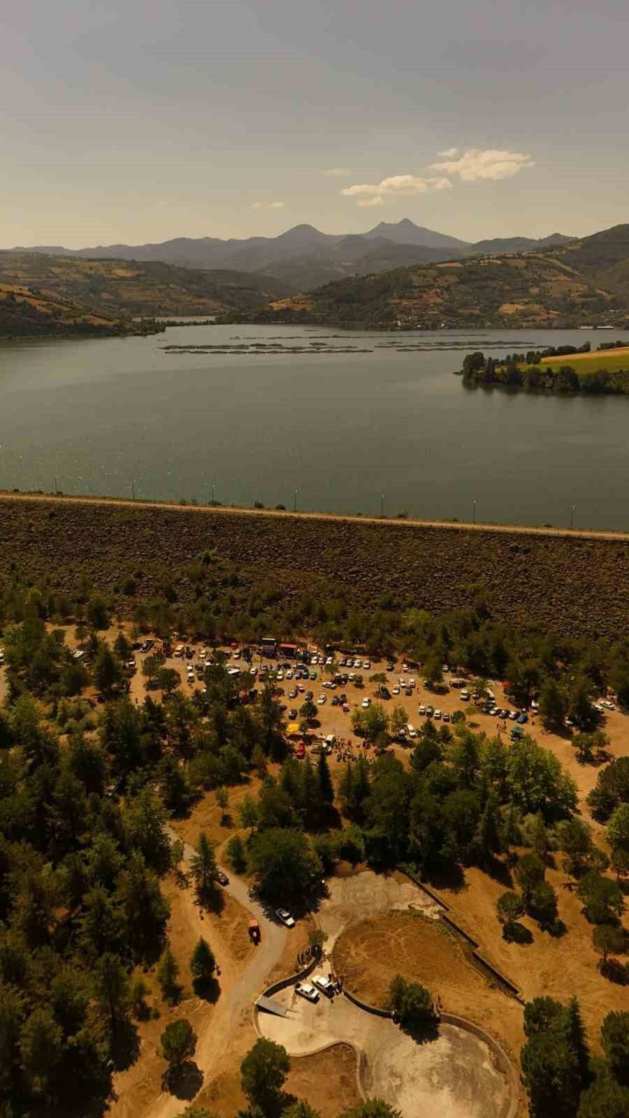 Samsun’un Bafra ilçesinde yer alan Derbent Barajı, hem doğal güzelliği