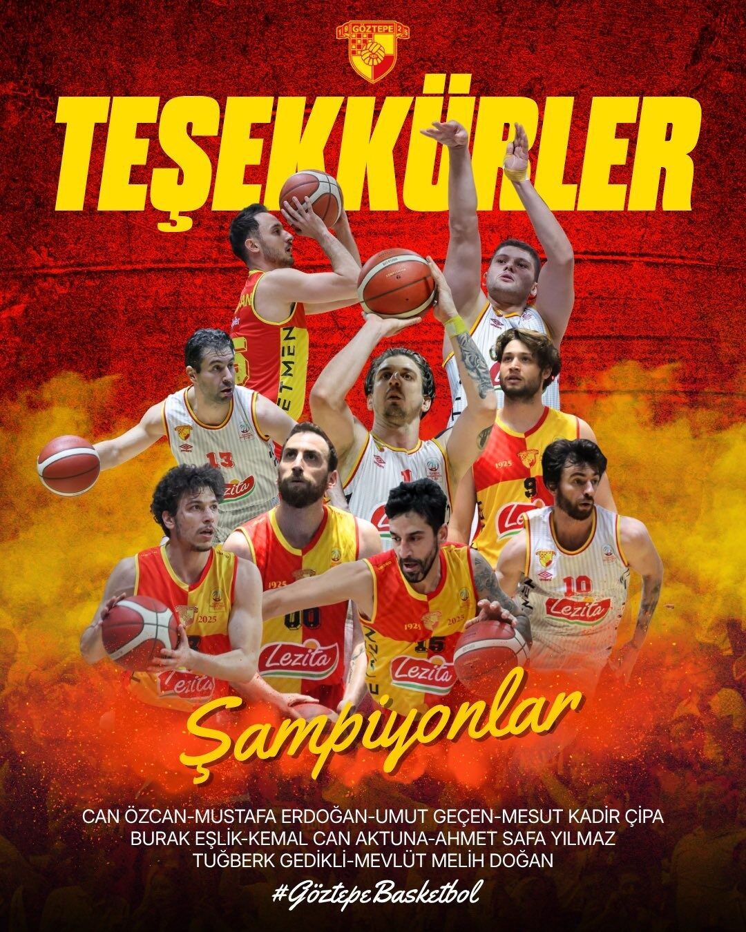 Göztepe Basketbol, geçtiğimiz sezon bir üst lige yükselen kadrodaki oyunculardan