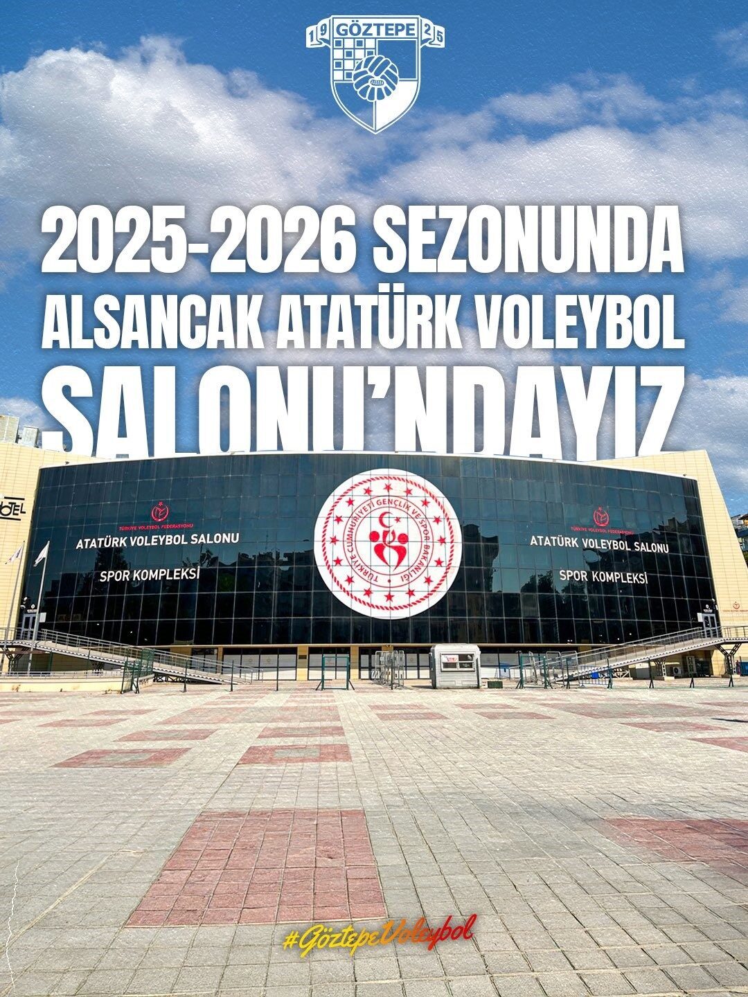 Göztepe Voleybol, 2025-2026 Vodafone Sultanlar Ligi’nde maçlarını Alsancak Atatürk Spor