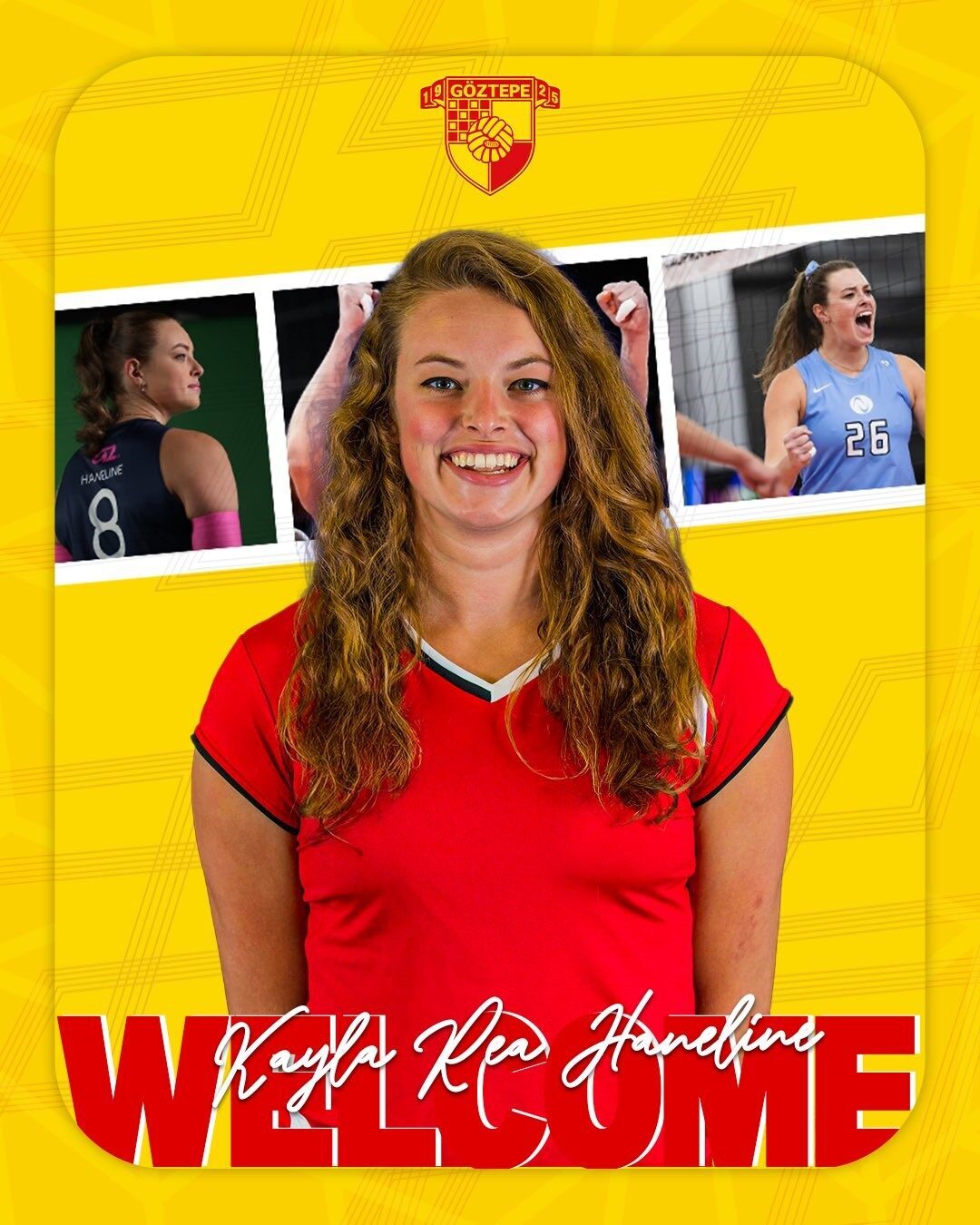 Göztepe Voleybol, son olarak LOVB Atlanta forması giyen ve orta