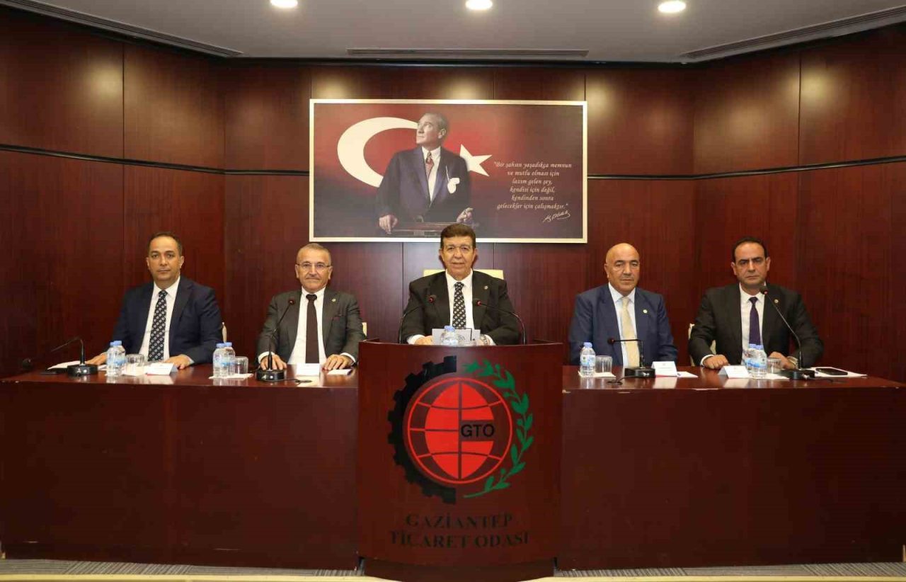 Gaziantep Ticaret Odası’nda (GTO), Ttemmuz ayı olağan meclis toplantısı, Meclis