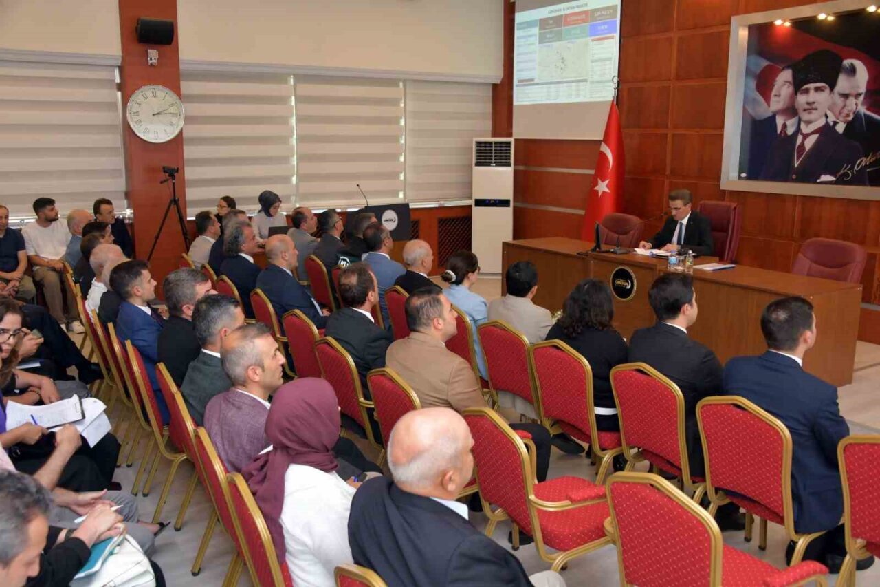 Gümüşhane’de 2025 yılının üçüncü İl Koordinasyon Kurulu Toplantısı, Vali Aydın