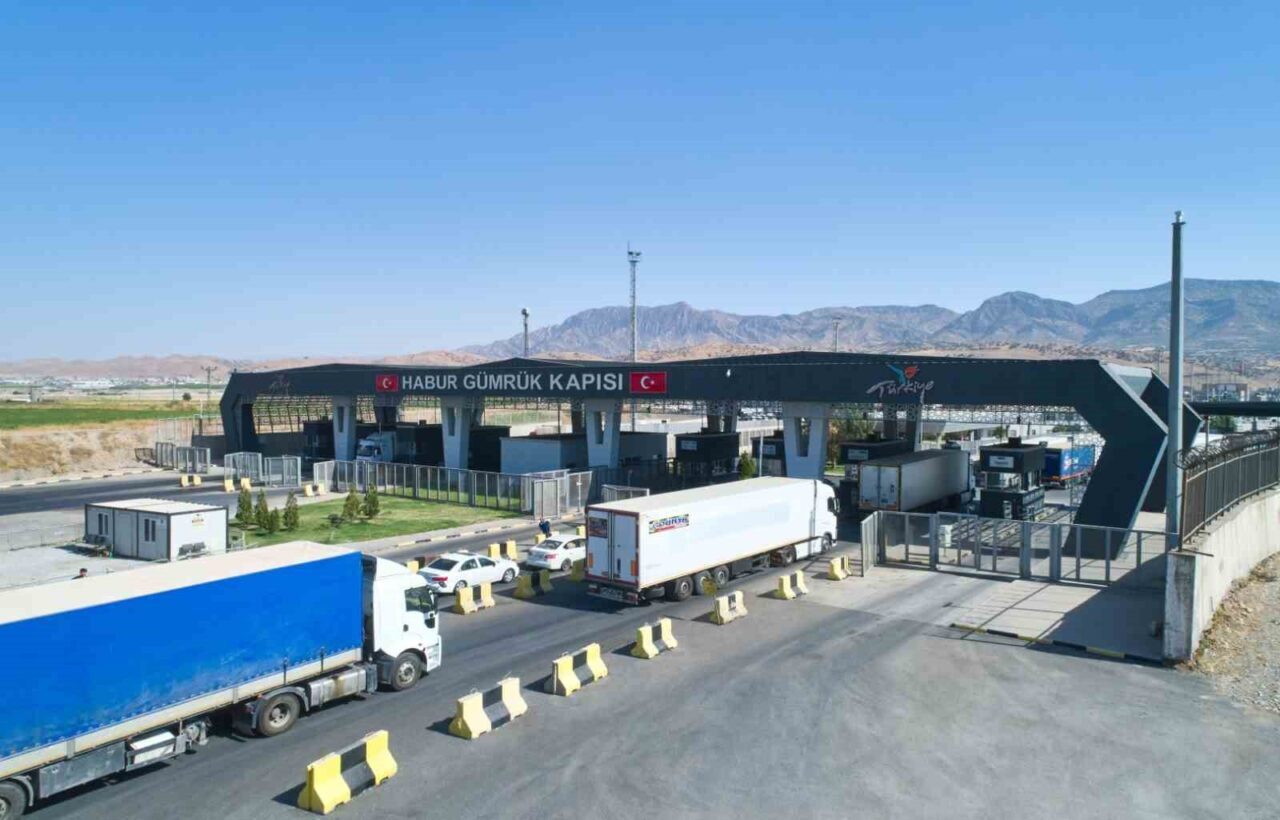 Türkiye’ye Kapıkule Gümrük Kapısı’ndan giriş yapan bir tırda, Habur Gümrük