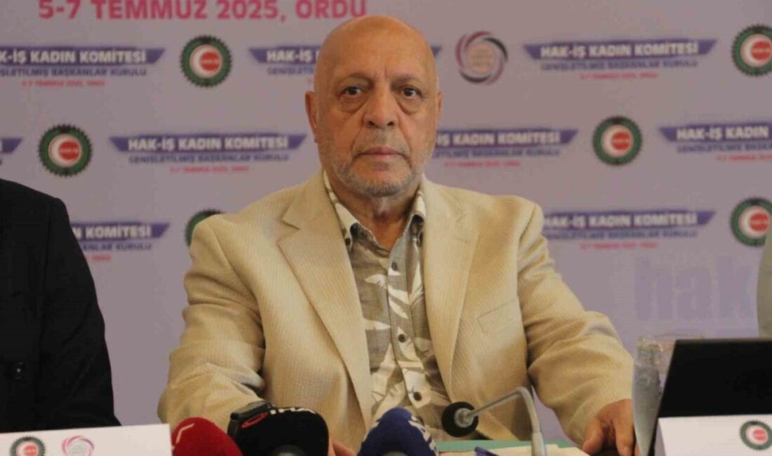 HAK-İŞ Genel Başkanı Mahmut Arslan, devam eden Kamu Toplu İş