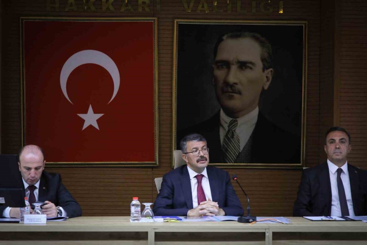 Hakkari’nin gelişimi ve kalkınmasına yönelik projelerin değerlendirildiği 2025 Yılı 3.