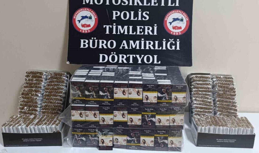 Hatay’ın Dörtyol ve İskenderun ilçesinde durdurulan 2 şahsın taşıdığı poşetlerin