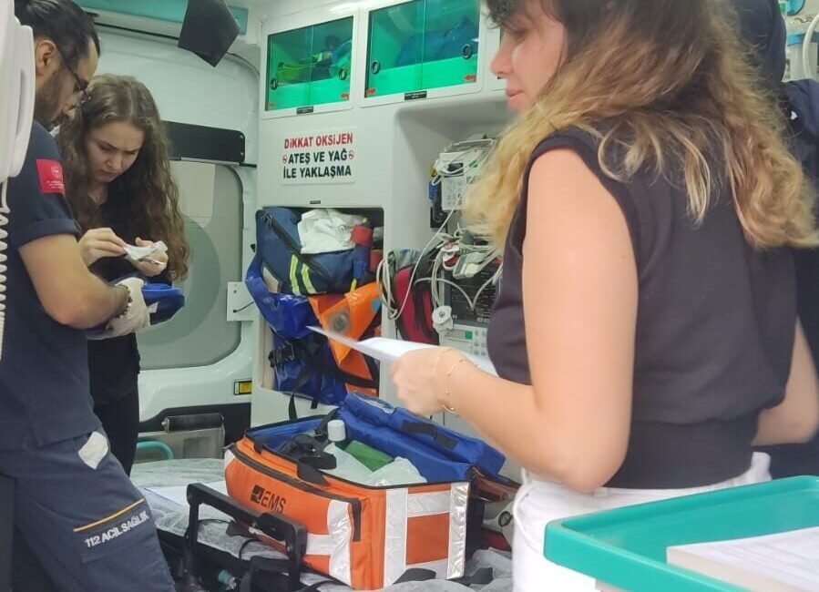 DÜZCE(İHA) – Düzce’de 1 ve 3 Nolu Merkez 112 Acil