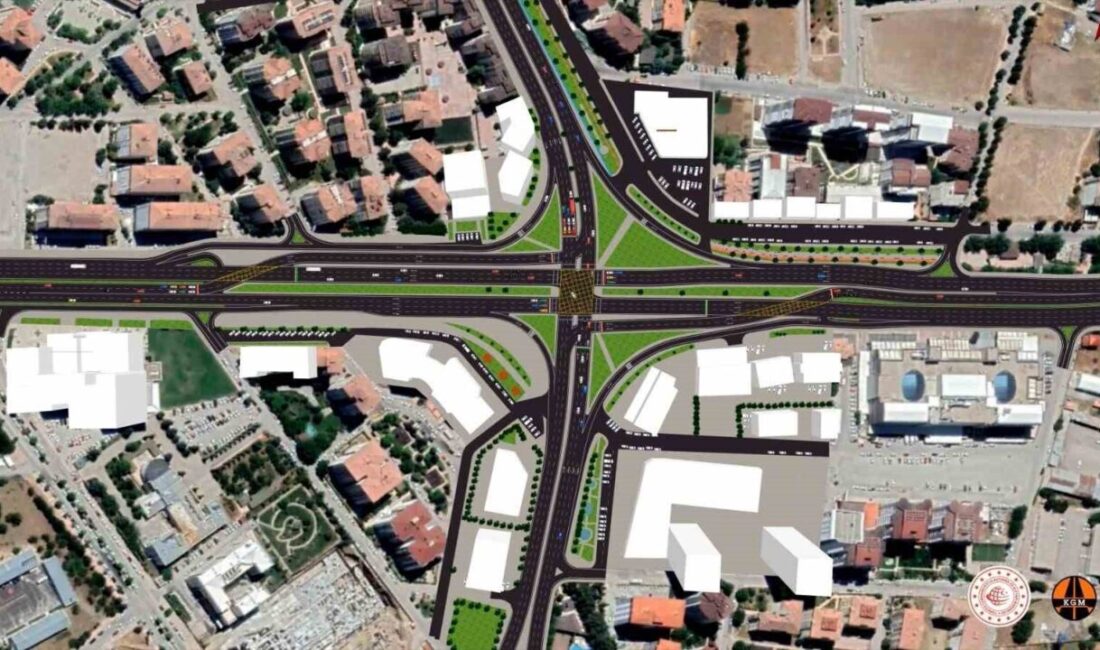 Karayolları Genel Müdürlüğü ve Elazığ Belediyesi tarafından Hazardağlı Kavşağı’nda kavşak