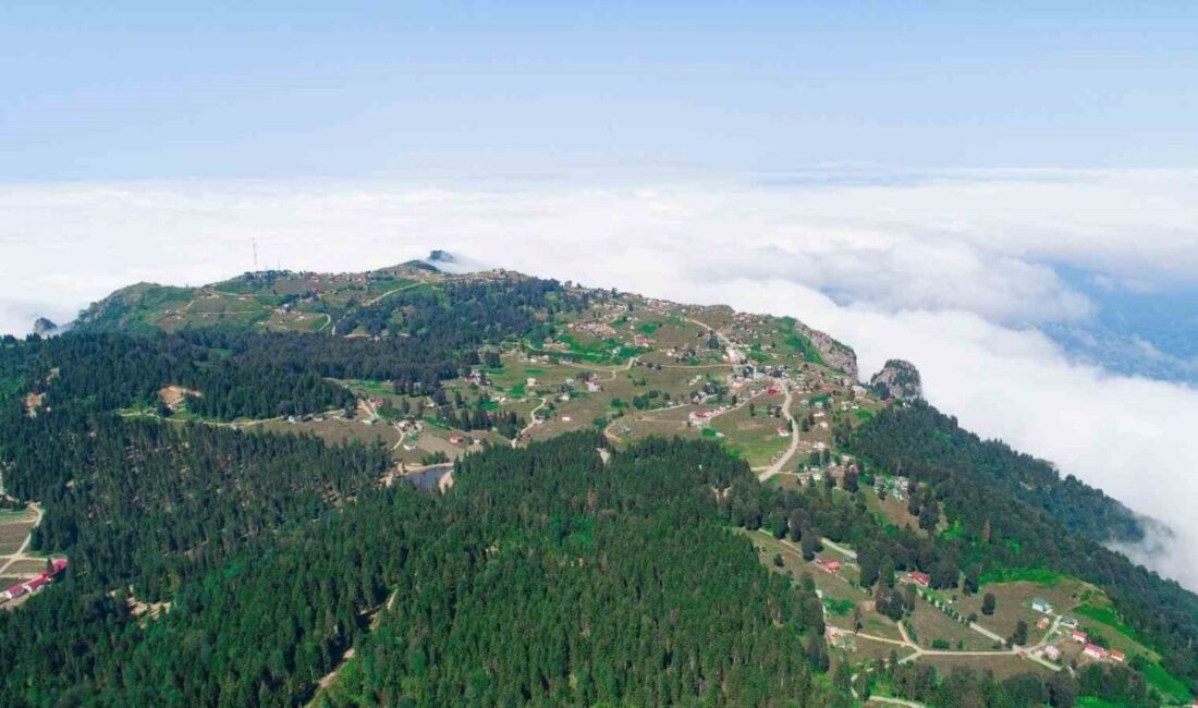 Trabzon’un önemli turizm merkezlerinden biri olan Akçaabat ilçesi Hıdırnebi Yaylası’na