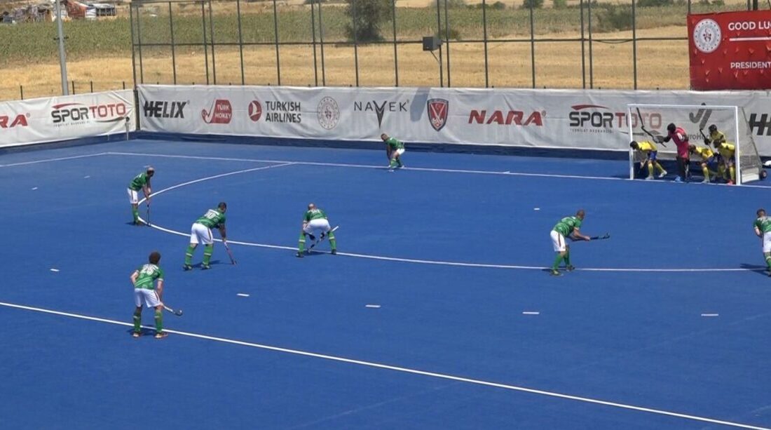 Kırklareli’nde düzenlenen Açık Alan Hokeyi Erkekler Avrupa Şampiyonası 3 devam