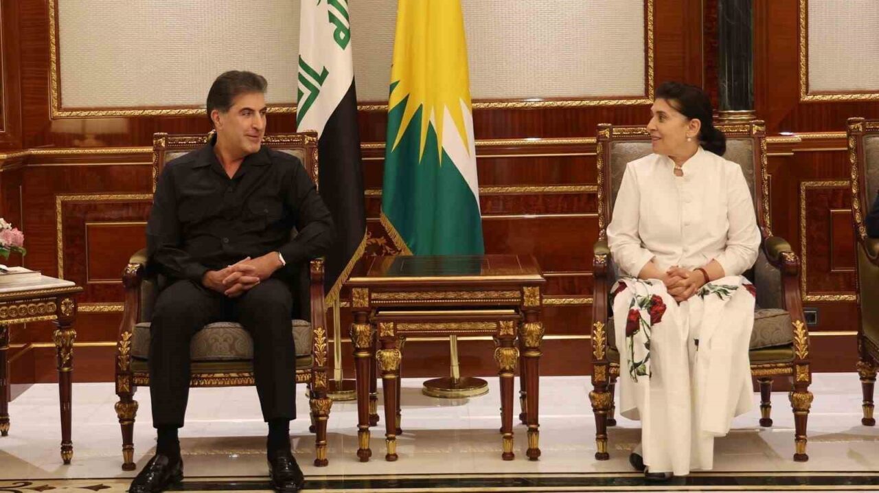 Irak Kürt Bölgesel Yönetimi (IKBY) Başkanı Neçirvan Barzani, DEM Parti