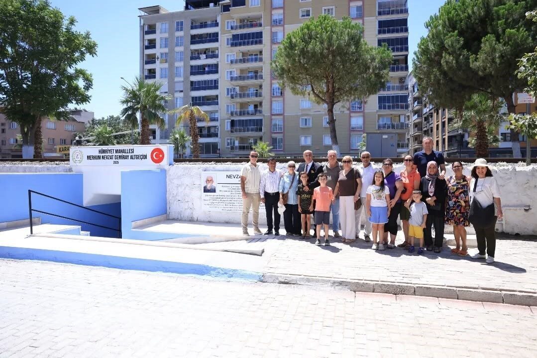 Aydın’ın İncirliova ilçesinde belediye tarafından yapılan Hacı Nevzat Demiray Alt