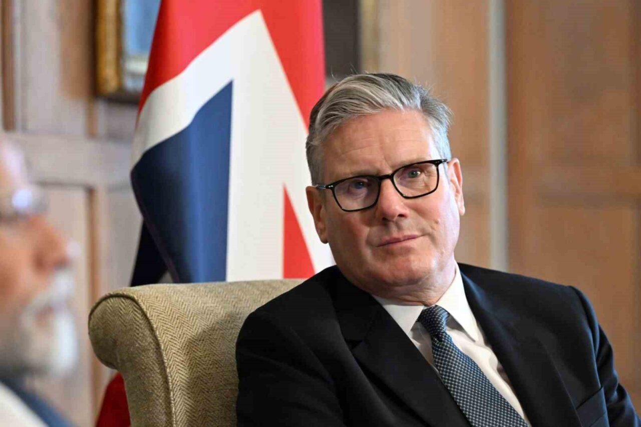 İngiltere Başbakanı Keir Starmer, Almanya Başbakanı Friedrich Merz, Fransa Cumhurbaşkanı