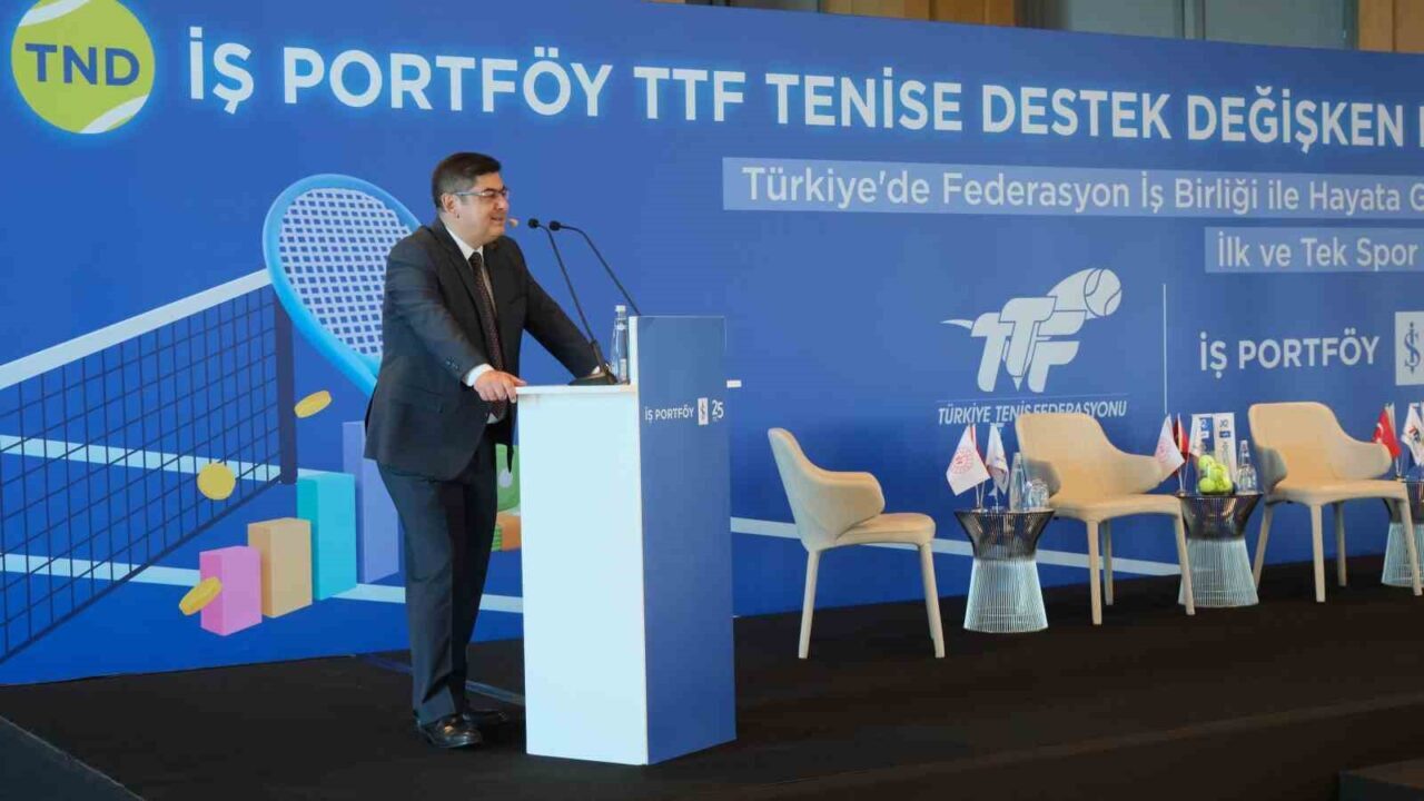 İş Portföy ve Türkiye Tenis Federasyonu iş birliğinde Türkiye’de tenis