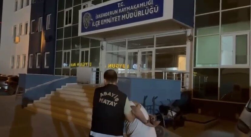 Hatay’ın İskenderun ilçesinde hakkında 10 yıl kesinleşmiş hapis cezası ile