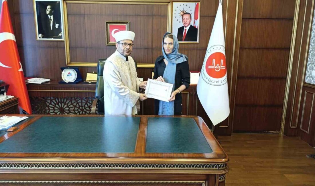 Almanya’da yaşayan ve İslam’ı araştıran Bulgar asıllı Gergana Schirmer, Bingöl’de