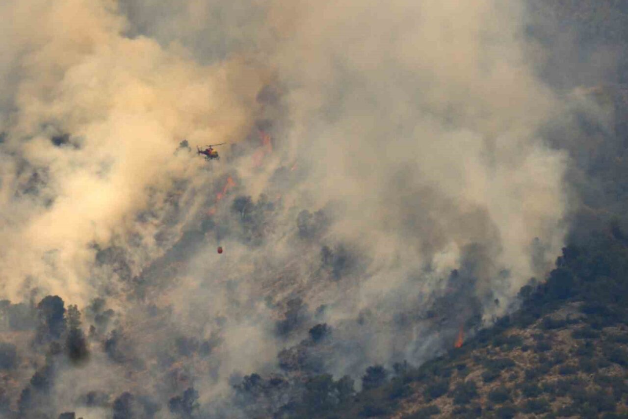 İspanya’nın Katalonya özerk bölgesinde salı günü başlayan orman yangınları nedeniyle